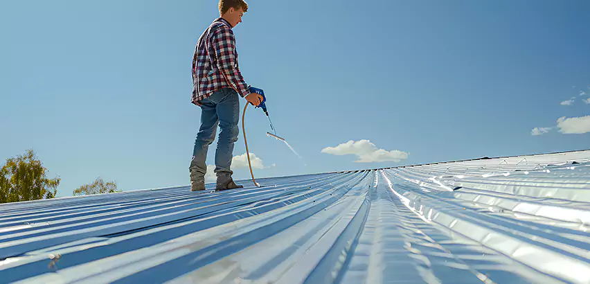 EPDM Roofing Installation Drip Edge in Lombard