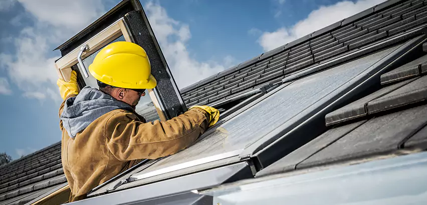 Skylight Flashing Repair in Lombard