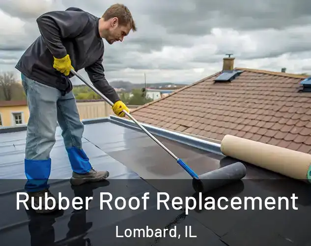  Rubber Roof Replacement Lombard, IL
